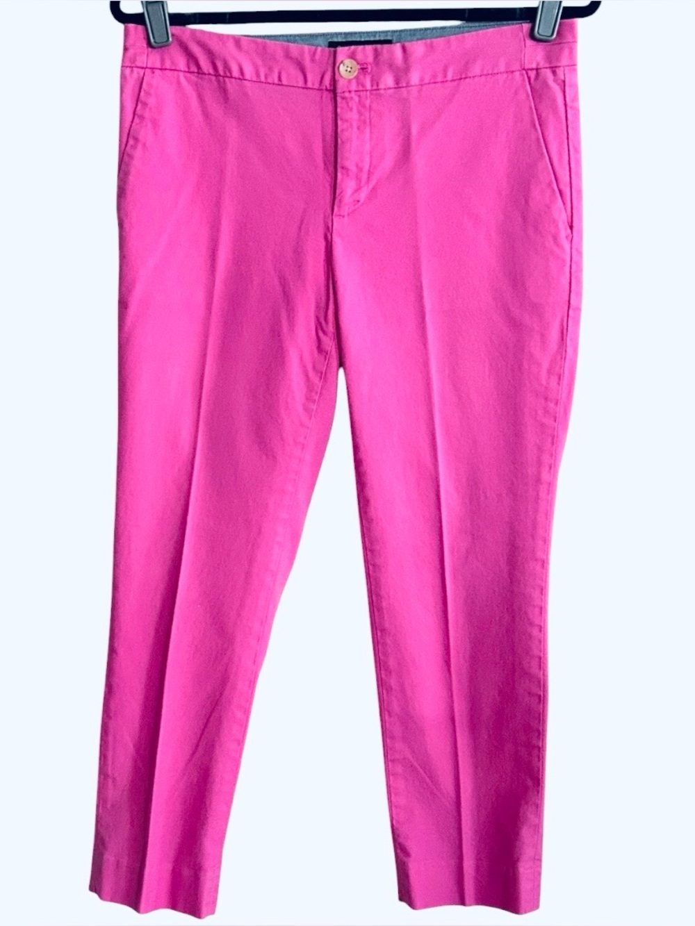 Banana Republic Hampton Fit Bright Pink Ankle Length Chinos